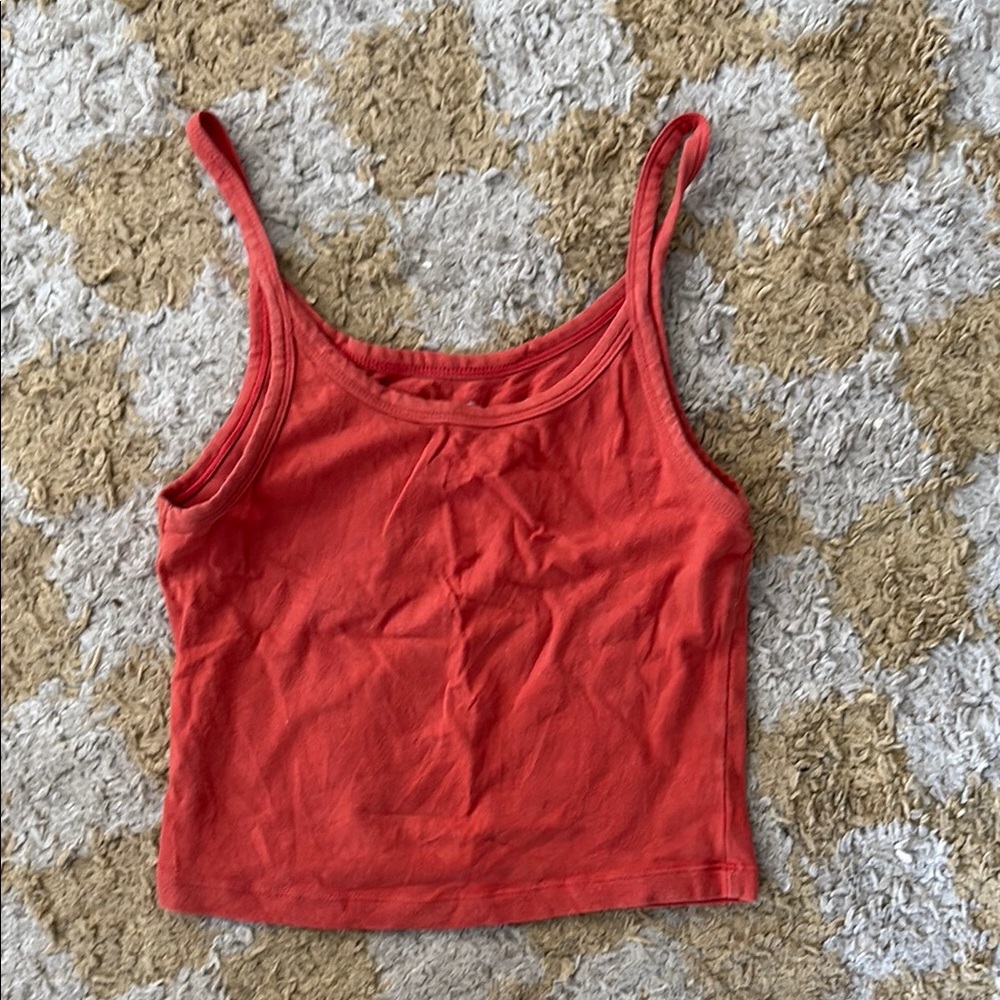 ARQ tank in a burnt orange